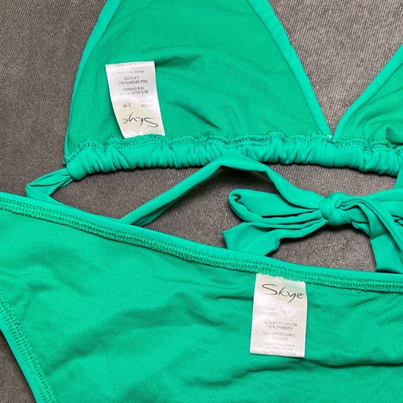 Skye Green Halter Bikini Set SMALL - Picture 2 of 12